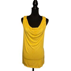 SUMMER MUSTARD DRAPED TOP